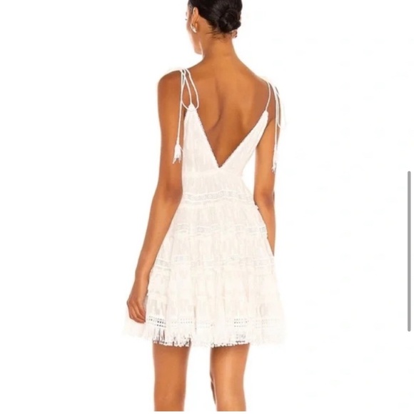 Rocco Sand White Lace Dress - Picture 4 of 7